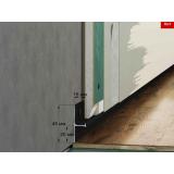 Теневой плинтус LACONISTIQ LIGHT 41 Чёрный анодированный, под подсветку , (15х41,5х3000мм) зазор 20мм.