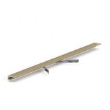 Микроплинтус LACONISTIQ micro 19 ARM Светлое Золото анодированное (19х5,5х2450мм) 7 зажимов в комплекте